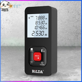 ❉ดีที่สุด❉ เครื่องมือวัดระยะทางเลเซอร์ดิจิทัล LCD แบ็คไลท์ 50 100 120 เมตร