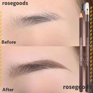 Rosegoods1 ดินสอเขียนคิ้ว ผู้หญิง ความงาม ไม่บาน กันน้ํา สักคิ้ว ทินท์ ปากกา