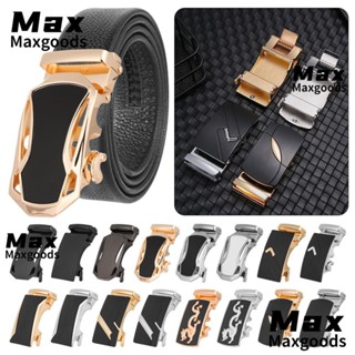 Maxg เข็มขัดหัวอัตโนมัติ ปรับได้ แฟชั่นสําหรับผู้ชาย