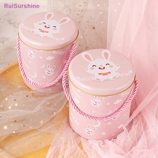 Ruisurshine กระป๋องโลหะดีบุก สไตล์เรโทร สําหรับใส่เครื่องประดับ ลูกอม ชา