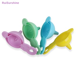 Ruisurshine 3 in 1 กรวยกรองน้ํามัน เครื่องเทศ ไวน์ พลาสติก อุปกรณ์เสริม สําหรับห้องครัว