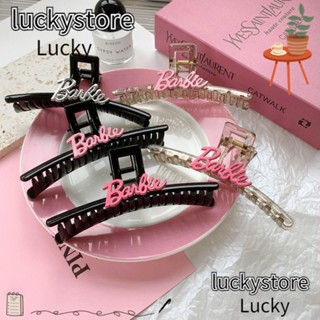 Lucky กิ๊บติดผม อะคริลิค ลายตัวอักษร ฉลาม สําหรับตุ๊กตาบาร์บี้ DIY