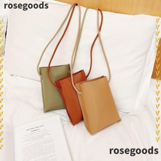 Rosegoods1 กระเป๋าถือ กระเป๋าสะพายไหล่ แบบหนัง ขนาดเล็ก สําหรับผู้หญิง