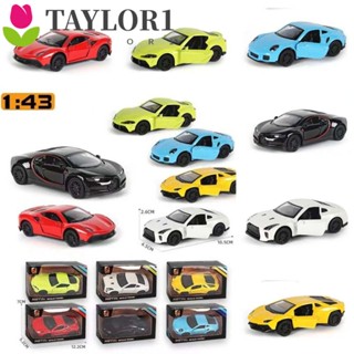 Taylor1 โมเดลรถสปอร์ตจําลอง 1:43 Porsche อัลลอย ขนาดเล็ก 1:43 ของเล่น ของขวัญคริสต์มาส สําหรับเด็ก