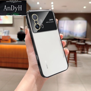 Andyh เคสโทรศัพท์มือถือแบบนิ่ม TPU ใส กันรอยกล้อง สําหรับ Xiaomi 11T Pro