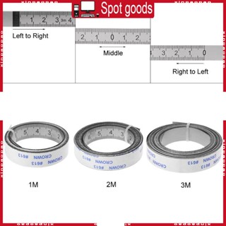 Xi ตลับเมตริก สเตนเลส มีกาวในตัว สเกล 1 เมตร - 3 เมตร สําหรับเราเตอร์ราง T-track โต๊ะเลื่อย งานไม้