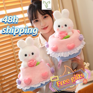 ✨ขายดี จัดส่ง 48 ชม.✨ 2in1 ตุ๊กตากระต่ายเจ้าหญิง เปลี่ยนช่อดอกไม้ คอสเพลย์ กระต่าย ของเล่น ของขวัญวันวาเลนไทน์ ให้แฟน COD