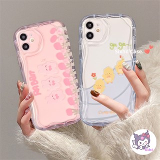เคสนิ่ม ลายการ์ตูนคลื่น 3D สําหรับ iPhone 15 14  13 12 11 Pro Max SE2020 X Xr Xs Max 8 7 6 6s Plus