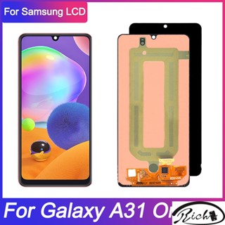 หน้าจอสัมผัสดิจิทัล LCD สําหรับ Samsung Galaxy A31 A315 A31 A315