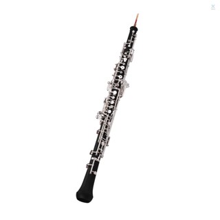 Toolwe กุญแจ Oboe C ชุบนิกเกิล กึ่งอัตโนมัติ พร้อมถุงมือหนัง ขนาดเล็ก สําหรับทําความสะอาด