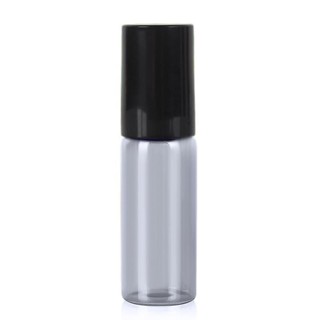 5ml Glass Steel Metal Ball Roller Refillable Perfume Essential Oil Bottle Clearance sale