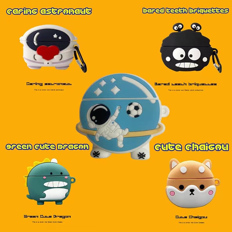 Stock Ready เคสหูฟังการ์ตูนเข้ากันได้สําหรับ Edifier W320TN ฝาครอบป้องกันซิลิโคนอ่อนนุ่มน่ารักพร้อมต