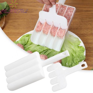 【COLORFUL】Meatball Maker Set Convenient Gadgets Kitchen Tools Meatball Maker Plastic White