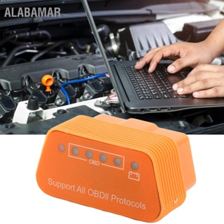  ALABAMAR OBD2 เครื่องสแกนบลูทูธเครื่องมือวินิจฉัยไร้สาย OBDII รถอินเทอร์เฟซเครื่องอ่านรหัสข้อผิดพลาดสำหรับ