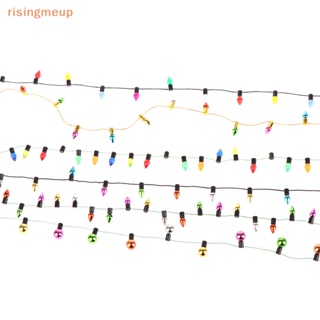 [risingmeup] สายไฟปลอม 1:12 1 ขนาดเล็ก สําหรับตกแต่งบ้านตุ๊กตา คริสต์มาส