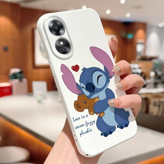 เคสโทรศัพท์มือถือแบบแข็ง กันกระแทก ลายการ์ตูน Stitch น่ารัก สําหรับ OPPO A16 A16s A16e A16k A54s A54 A36 A76 A96 A52 A72 A92