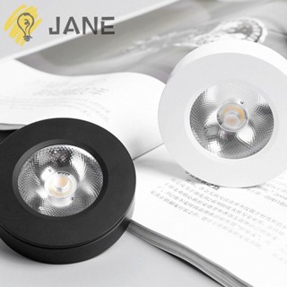 Jane พร้อมส่ง โคมไฟเพดาน LED 7W 5W 3W แบบบางพิเศษ สีขาว สําหรับบ้าน