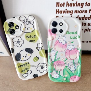 Phone Case Infinix Note 30i 30 Pro VIP Smart 7 Hot 30i 30 Play เคสโทรศัพท์มือถือ ลายการ์ตูนคลื่นน่ารัก หลากสี สําหรับ