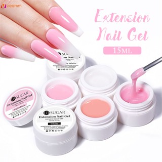 สีเจล Ur Sugar Milky White Transparent Pink 15 Ml Jelly Extended Nail Gel Polish Soak Gel Varnish Nail Tools veemm