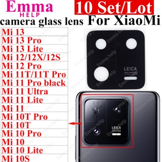 เลนส์กระจกด้านหลัง สําหรับ Xiaomi Mi 12 Pro 12X 12S Mi 11T Pro 11 Ultra 11 Lite Mi 10T Pro 10 Lite 10s Mi 9T Pro 9 SE