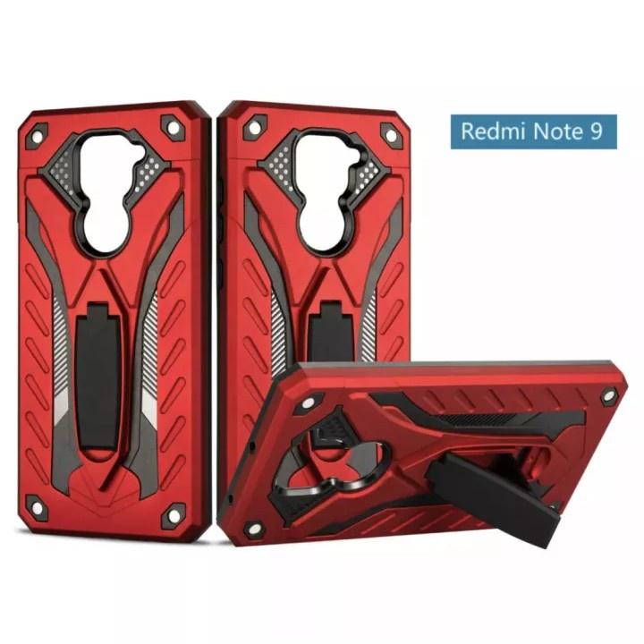 เคส Redmi Note 9 สำหรับเรดมี่ หุ่นยนต์ ไฮบริด มีขาตั้ง กันกระแทก TPU Case