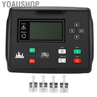 Yoaushop Auto Generator Controller  15‑360V Easy Setting LCD Display Control Module Simple Installation RS485 Interface for Controlling System