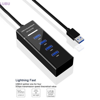 Lubu ฮับอะแดปเตอร์แยกสายเคเบิ้ล USB 3.0 ความเร็วสูง คุณภาพสูง สําหรับคอมพิวเตอร์