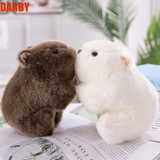 Darby หมอนตุ๊กตาหนูแฮมสเตอร์ เบาะของเล่น ของขวัญเด็ก สัตว์ ตกแต่งบ้าน ตุ๊กตาหนูแฮมสเตอร์ตัวเล็ก สัตว์เลี้ยง หนูแฮมสเตอร์ Peluche หมอนตุ๊กตายัดไส้ ของเล่น