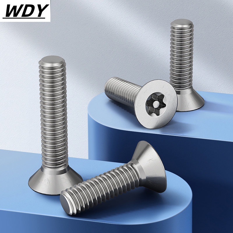 [YHM1] น็อต สกรู หัวเตเปอร์ F ดาว ท็อกซ์ แกนเดือย สแตนเลส 304 เกลียวมิล M3M4M5M6M8 / Flat Head Pin-Torx ราคา ถูกที่สุด ดีลบีเคเค แกลเลอรีภาพที่ 4