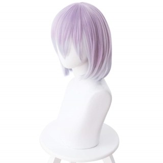 Ssss.gridman วิกผมไฟฟ้า สีม่วง ไล่โทนสีเทา สีม่วง 480A