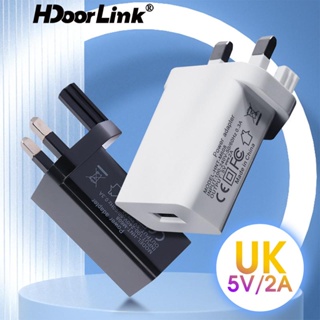 Hdoolink 5V / 2A Uk อะแดปเตอร์ซ็อกเก็ตแปลงปลั๊ก Uk England ชาร์จ Usb Uk สําหรับโทรศัพท์มือถือ Android