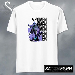 VALORANT OMEN TSHIRT COTTON  ROUND NECK XS TO XXL UNISEX ASIA SIZE 7COLORS_01