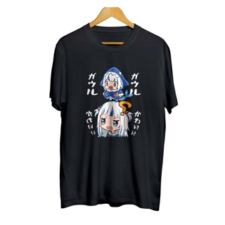 เสื้อยืด พิมพ์ลายอนิเมะ distro infinite vtuber GAWR GURA CHIBI - HOLOLIVE ENG ของแท้ 100% combed 30s