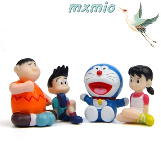 DORAEMON Mxmio ฟิกเกอร์การ์ตูนโดราเอมอน Shizuka Minamoto Doranikov Pvc 4 ชิ้น / ล็อต