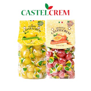 [Castelcrem] ลูกอมโพสิทาโนอิตาลี 200 กรัม / เลม่อน, ส้ม