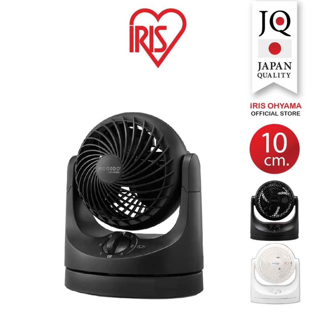 พัดลมและอะไหล่ พัดลมหมุนเวียนอากาศ พัดลมตั้งโต๊ะ ไอริส โอยามะ IRIS OHYAMA WOOZOO รุ่น TAF-MKM10