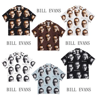 เสื้อเชิ้ตแขนสั้น EVANS BILL Ivans Jazz Music สไตล์ฮาวาย