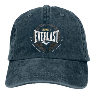 ใหม่ หมวกยีน หมวกชกมวย ปรับขนาดได้ ลาย Everlast Bronx Ny Laurel XQ