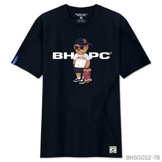 [S-5XL] Beverly Hills Polo Club เสื้อยืดคอกลมแขนสั้น Classic Bear รุ่น BNSG032