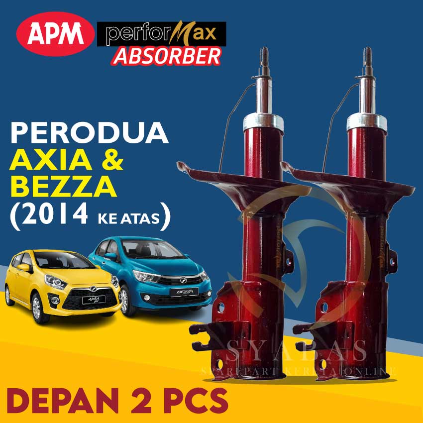 APM PERFORMAX ABSORBER PERODUA AXIA (2013~) & BEZZA (2016) FRONT / REAR / SET APM