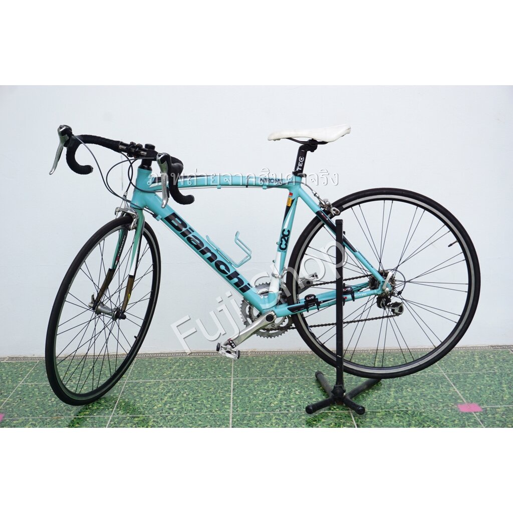 จักรยานเสือหมอบญี่ปุ่น - ล้อ 700c - มีเกียร์ - อลูมิเนียม - Bianchi Nirone - สีเขียว [จักรยานมือสอง]