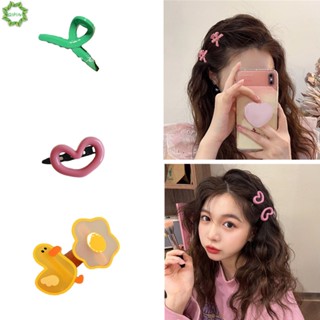 Cod Qipin กิ๊บติดผม รูปโบว์ เป็ด หัวใจ สีชมพู น่ารัก หรูหรา เครื่องประดับผม แฟชั่นเกาหลี ของขวัญ สําหรับเด็กผู้หญิง
