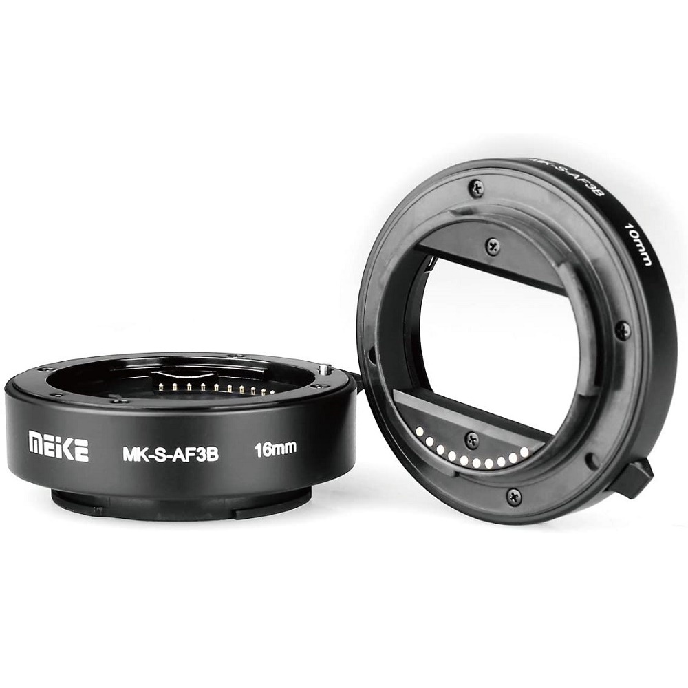 Meike MK-S-AF3B Auto Focus Macro Extension Tube แหวนสําหรับ Sony E Mount A7 A7II NEX-3 NEX-5 NEX-6 A6600 A5000 A6000 A6100 A6300 A9