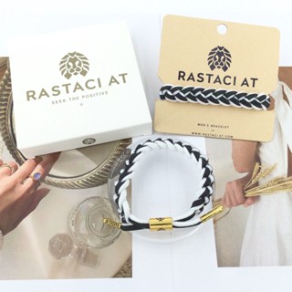 RASTAClAT สร้อยข้อมือสะท้อนแสงสีขาวส่องแสงสีเปลี่ยนเชือกถักแฟนแฟนแฟนมิตรภาพเทศกาลของขวัญสะท้อนแสงถักด้วยกล่องของขวัญ