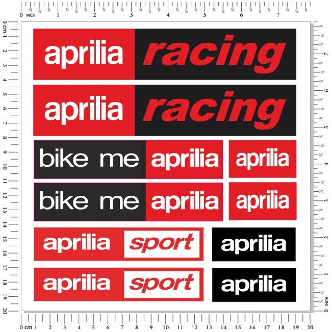 Aprilia Racing สติ๊กเกอร์ติดมอเตอร์ไซค์ RSV RSV4 Tuono RS ชุดรูปลอกจักรยานลามิเนต