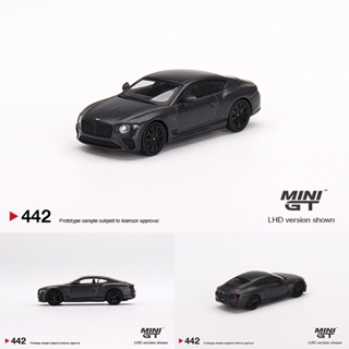 โมเดลรถยนต์ของเล่น อัลลอยด์ 1:64 Continental GT Speed Anthracite Satin Diorama 442