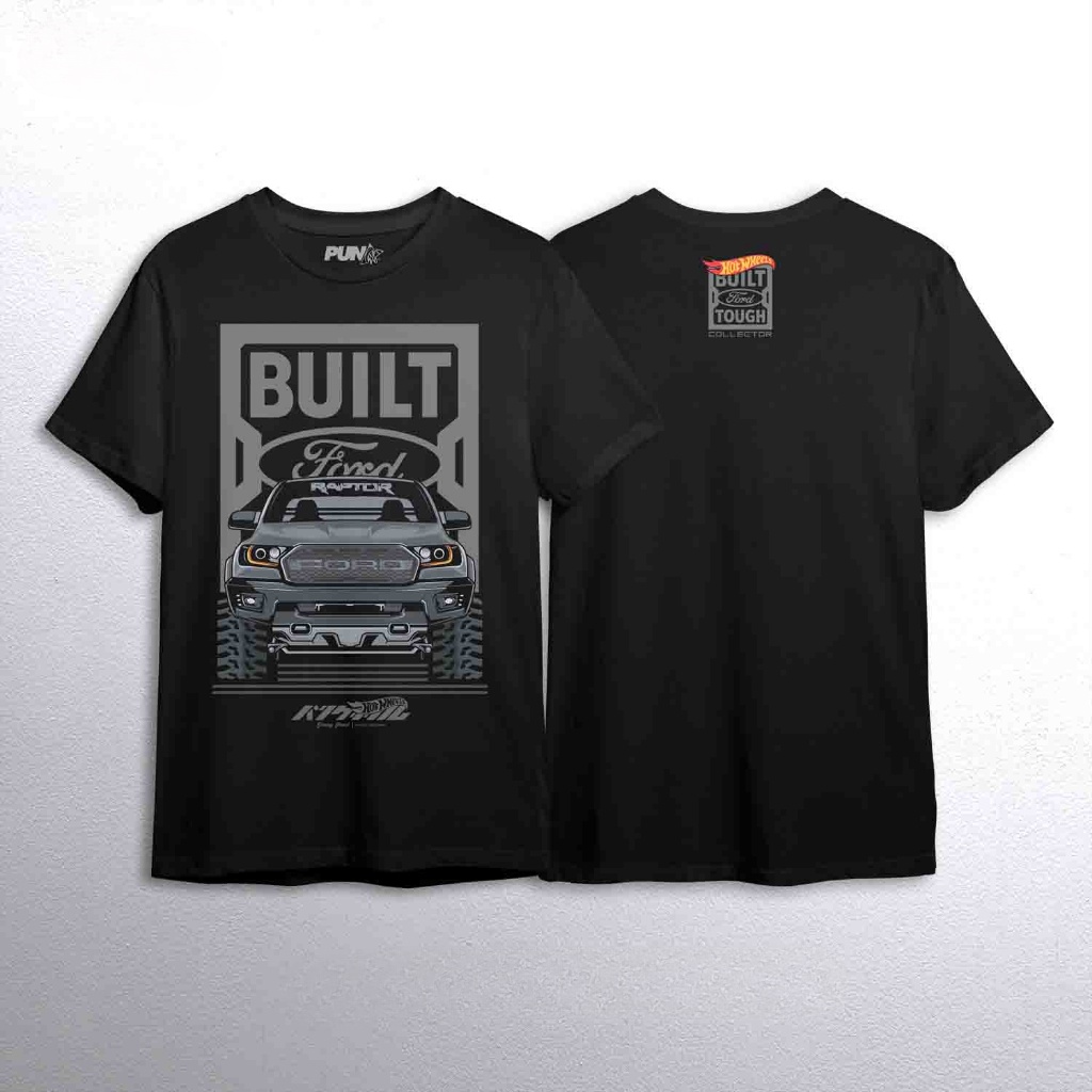 [เสื้อยืดกราฟิก] เสื้อยืด พิมพ์ลาย Hot Wheels Ford Ranger Raptor สีดํา 2023 สไตล์ฮาราจูกุ ขนาดใหญ่