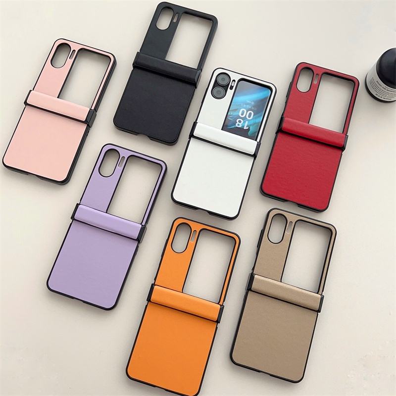 เคสโทรศัพท์มือถือหนัง PU ฝาพับ บาง หรูหรา สีสันสดใส สําหรับ OPPO Find N3 N2