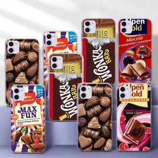 เคสโทรศัพท์มือถือแบบนิ่ม TPU ใส ลายช็อกโกแลต alenka bar wonka 37d สําหรับ iPhone 12 Mini 13 14 Pro Max