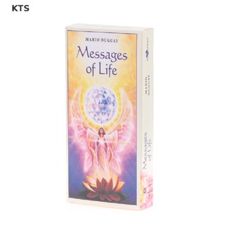 การ์ดไพ่ทาโรต์ KTS Messages of Life Oracle สําหรับงานปาร์ตี้